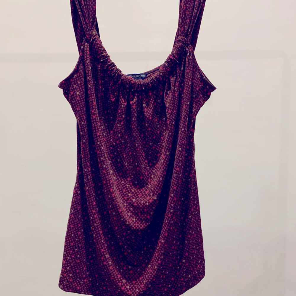 Banana Republic Top-multi color polka dots